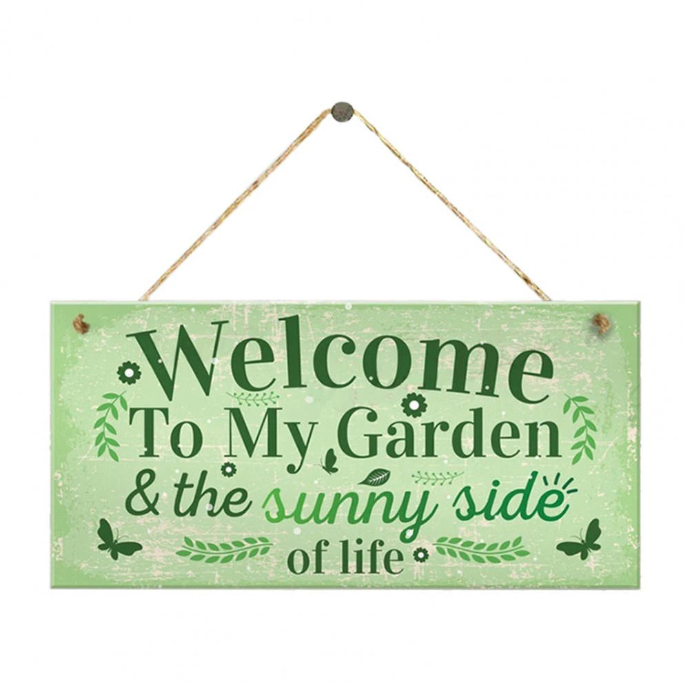 Schild Garten 