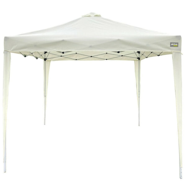 Marquee (3.5 x 3.5 m) with solar LED lighting - Elegant gazebo