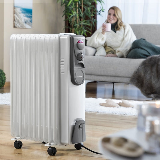 Heizkörper Ölradiator "Oileven" (2500 W) - Mit 11 Kammern