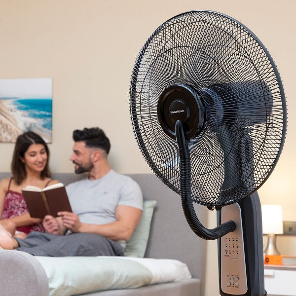 Ventilateur Mistinn avec brouillard de pulvérisation, minuterie et télécommande 