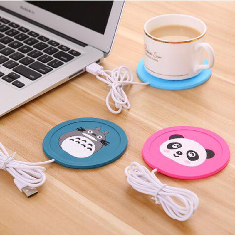 Chauffe-tasse USB Gadget - Dessous de verre avec des motifs d'animaux amusants