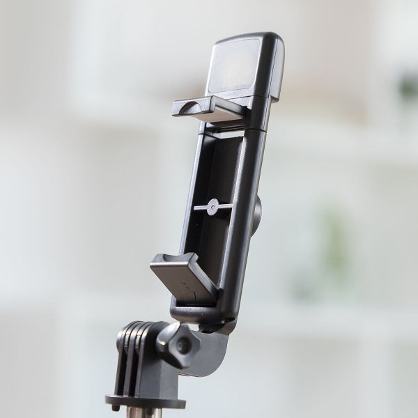 Smartphone Selfie-Stick mit LED & Fernbedienung - Handy-Stativ