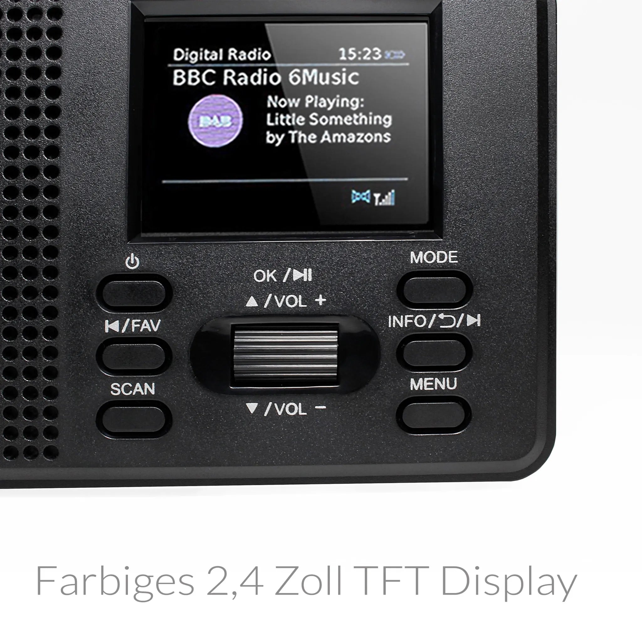 Radio Transistor (DAB/DAB+/UKW) von Xoro - Bluetooth & Farbdisplay