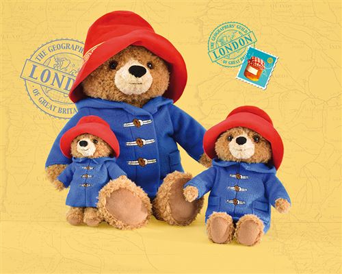 Figurine en peluche "Paddington" (30 cm) tirée du livre pour enfants - ours en peluche à câliner