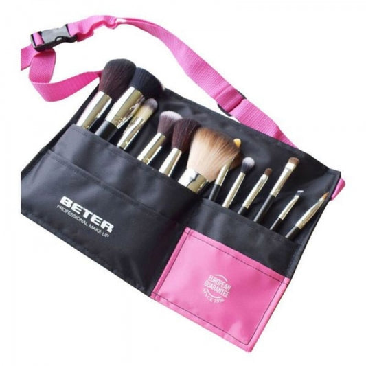 Make-up Pinsel Set (13 Teile) mit Gürteltasche - Professionell Schminken