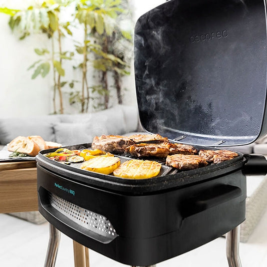 Grill Elektro "PerfectCountry BBQ" (2000 Watt) von Cecotec - Mit Ablage