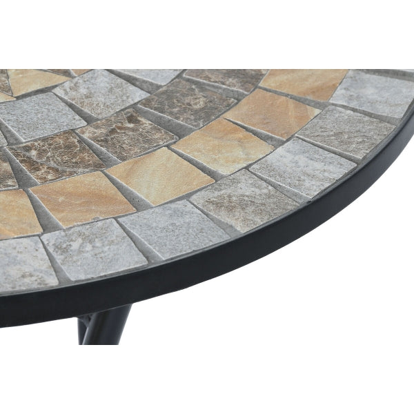 Table de jardin (Ø 60 x 70) en mosaïque - table d'appoint élégante