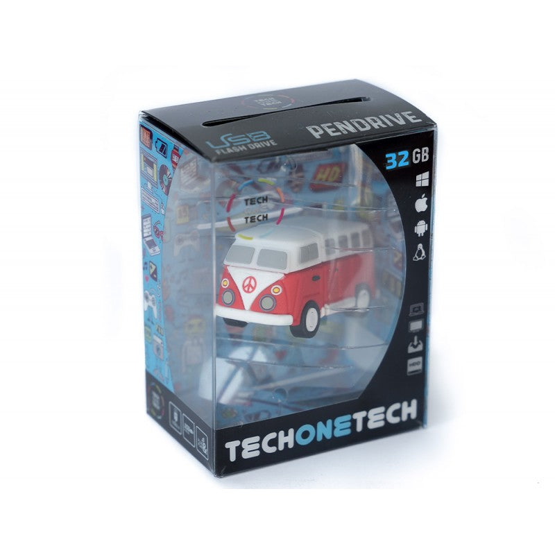 Tech One Tech Hippy Van Bang Camper USB Flash Drive 32GB