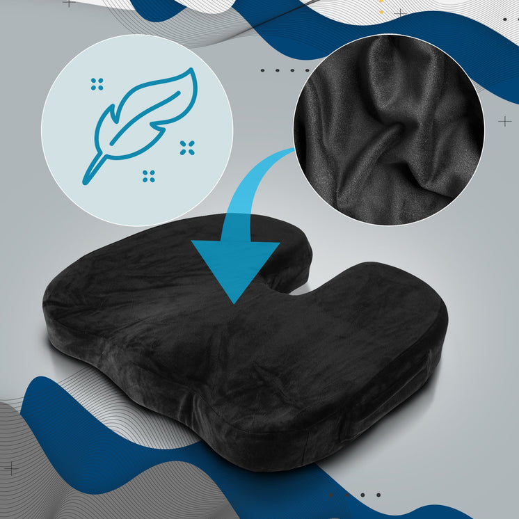 Cushion - Orthopedic seat cushion improves sitting posture and blood circulation