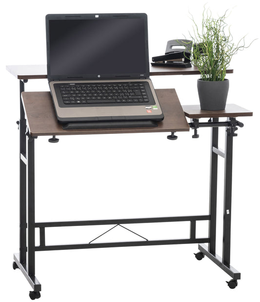 Bureau "Telford" - Table fonctionnelle réglable en hauteur &amp; pliable