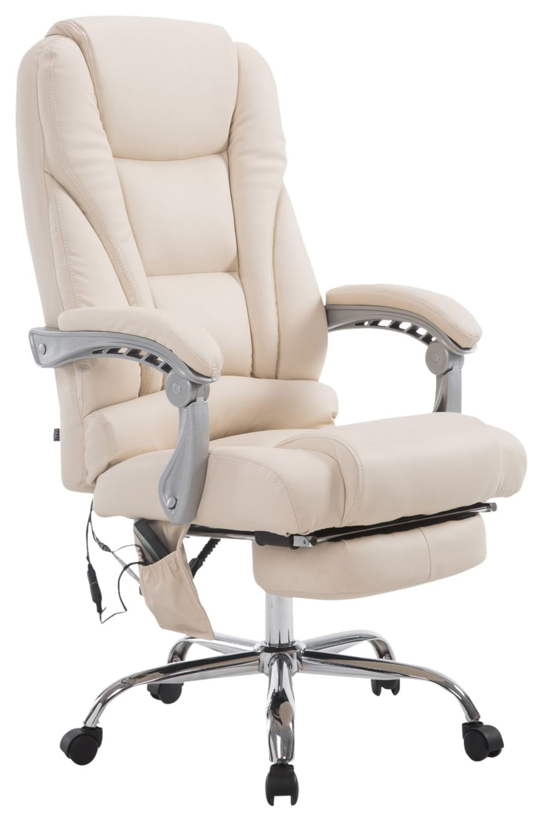 Chaise de bureau « Pacific » avec fonction de massage - repose-pieds et minuterie