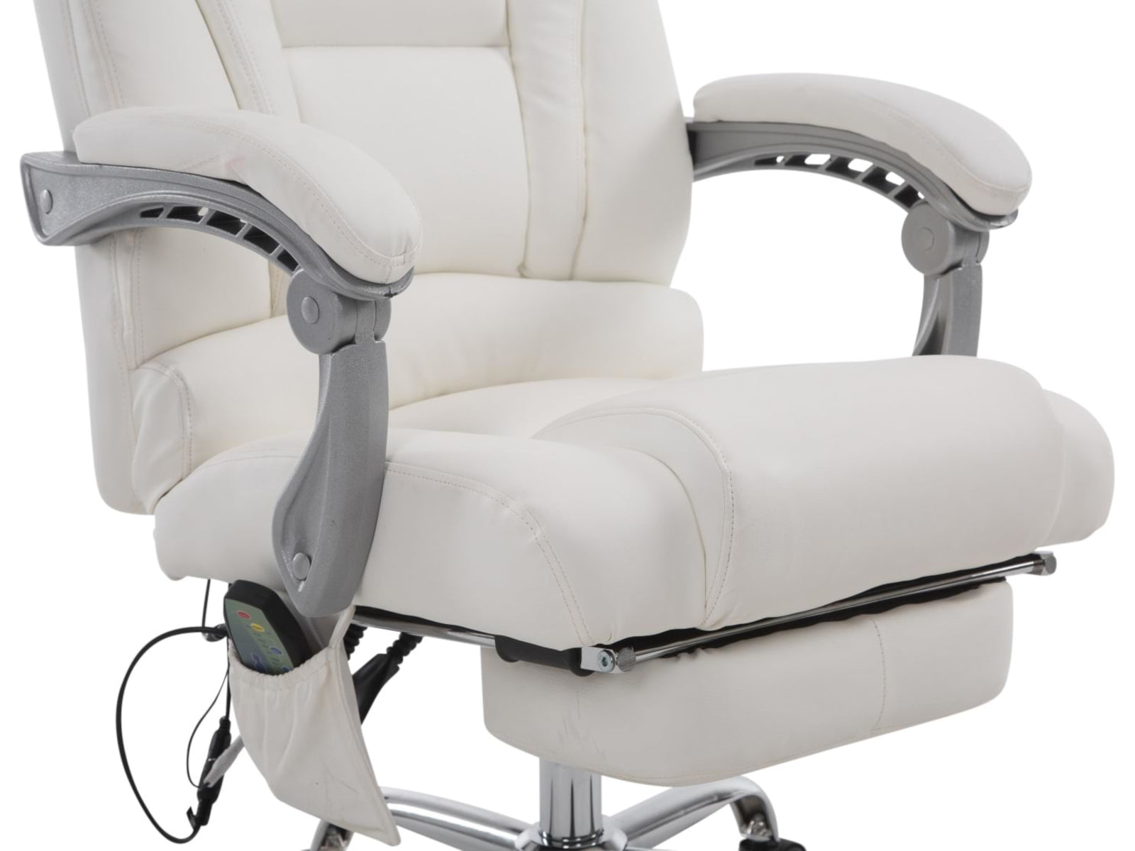 Chaise de bureau « Pacific » avec fonction de massage - repose-pieds et minuterie