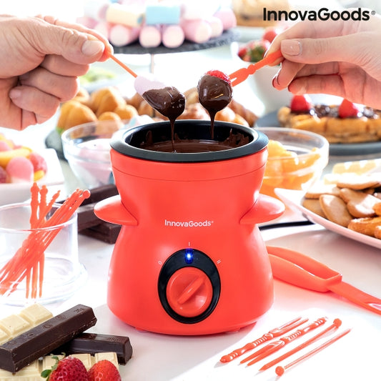 Fondue au chocolat "Fonlat" avec accessoires - Deux niveaux de température