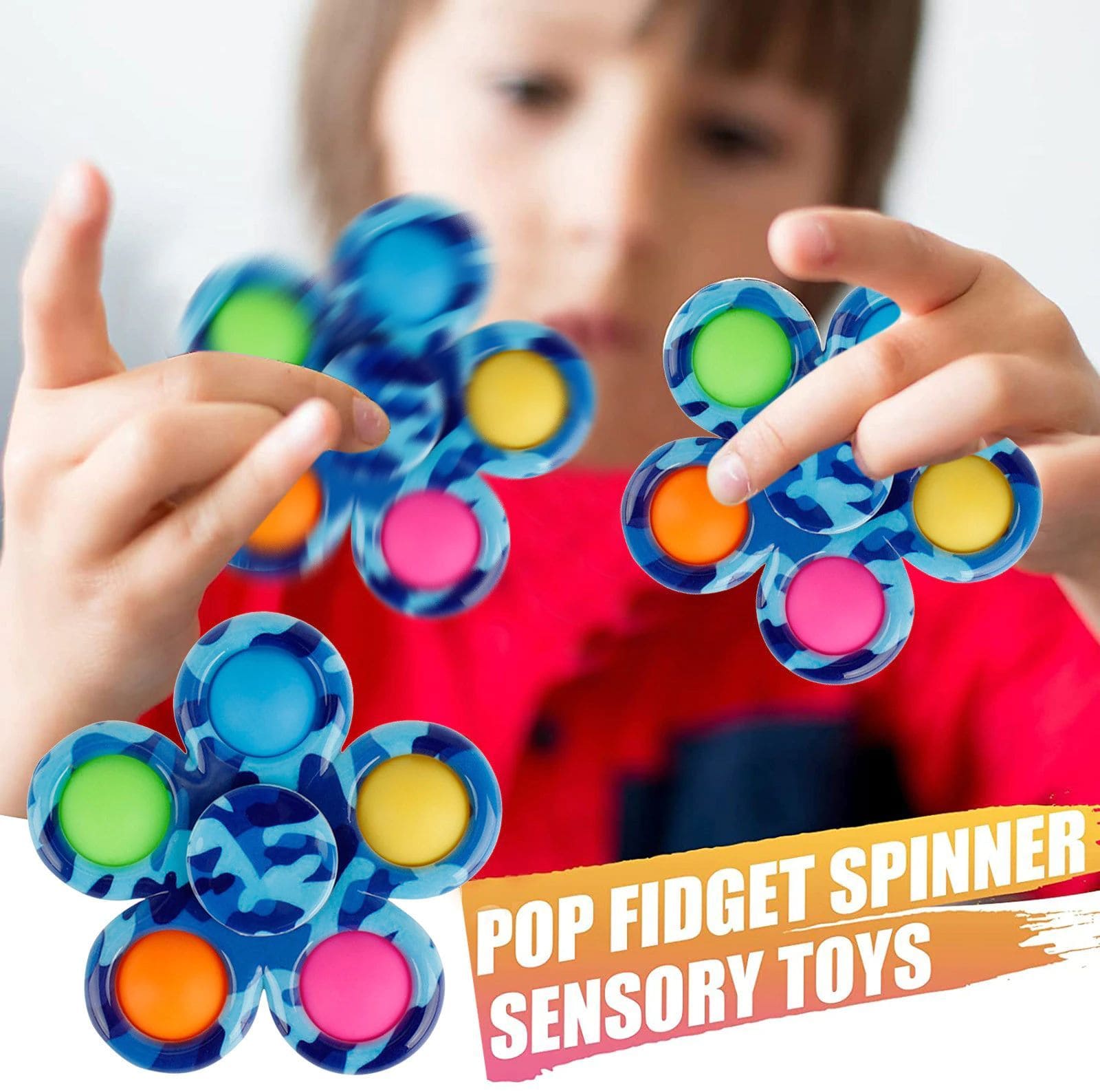 Fidget Toys - Rotiere den Spinner zwischen Daumen und Zeigefinger | Maicona