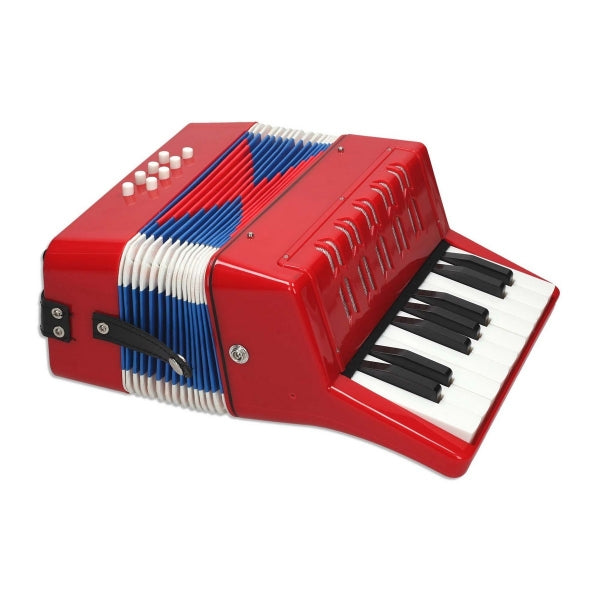 Accordéon instrument de musique de Reig pour enfants - Avec 17 touches de piano