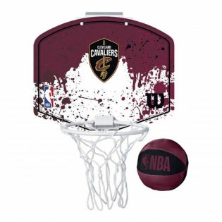 Basketballkorb Mini (24 x 28 cm) von Wilson - Soft-Ball & NBA-Team-Logo