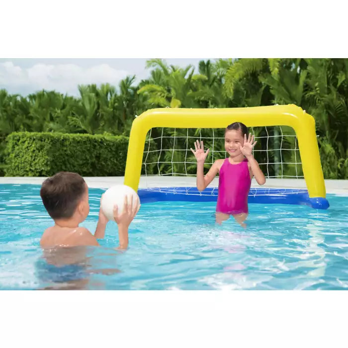 Tor-Set (130 x 72 x 60 cm) für Pool und Garten - Aufblasbares Tor mit Ball