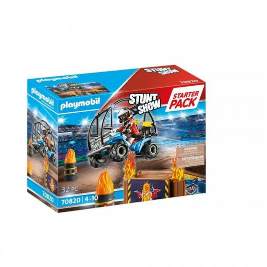 Playmobil®Stunt Show "Quad mit Feuerrampe" (32 Teile) - Starter Pack | Maicona