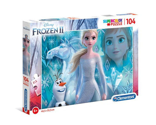 Puzzle Frozen "Die Eiskönigin II - Supercolor" (104 Teile) für Kinder