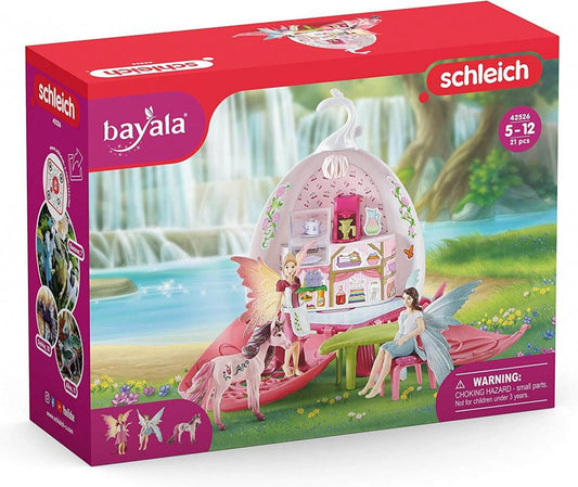 Schleich®BAYALA "Elfencafé-Blossom" avec elfes, licorne &amp; plein d'accessoires