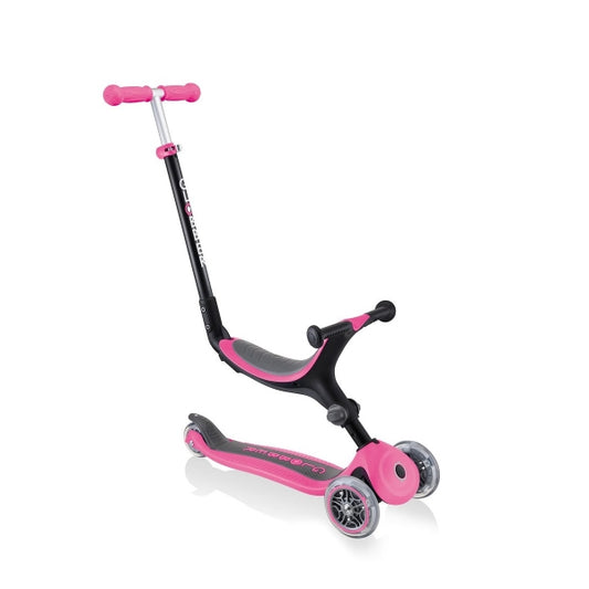 Trottinette Roller "GO Up" 3 en 1 pour tout-petits - transat et fauteuil roulant