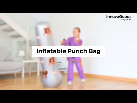 Sac de frappe (115 cm) pour enfants - sac de frappe avec dispositif de gonflage rapide