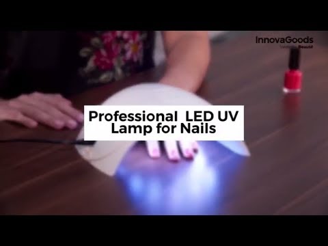 Séchoir à ongles avec minuterie et capteur de présence - lampe à ongles UV LED professionnelle