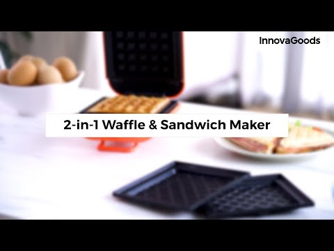 Waffel- und Sandwich-Maker 2-in-1 mit praktischen und leckeren Rezepten