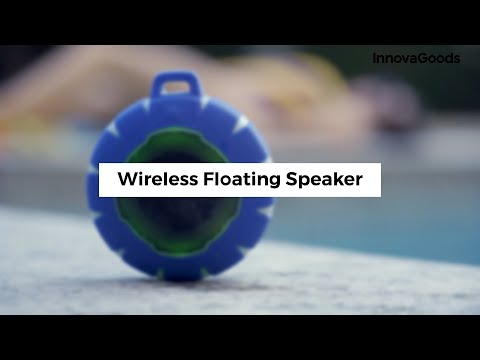 Pool Speakers with LEDs & Microphone - Wireless & Floating